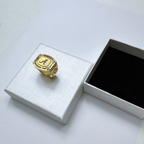 Customize Your Name With ACT Ring High Quality 925 Sterling Silver 18K Gold 18K Rose Gold photo review