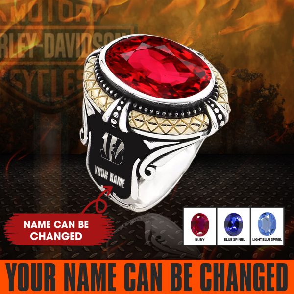 Customize Your Name With CIBE Gemstone Ring High Quality 925 Sterling Silver NF Version 5