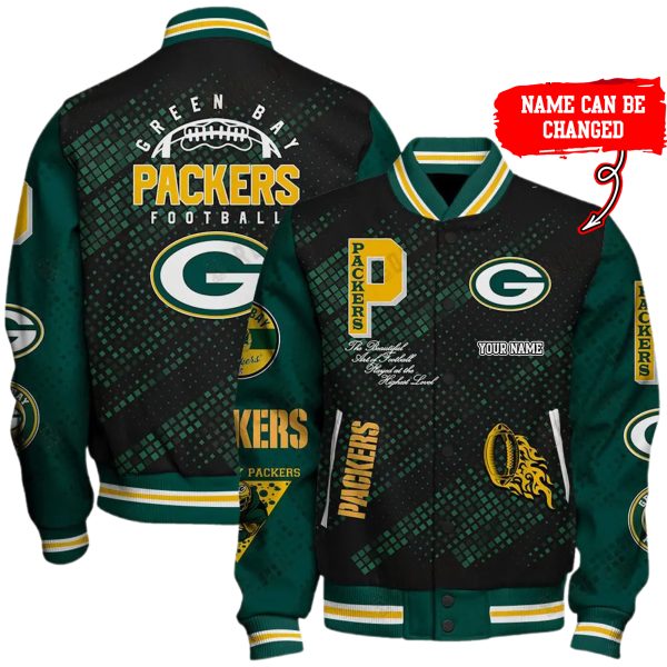 Customize Your Name With GBP Button Down Baseball Jacket Version 4